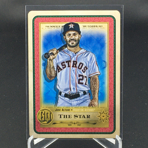 2019 TOPPS GYPSY QUEEN - THE STAR - J. ALTUVE - #TOTD 19