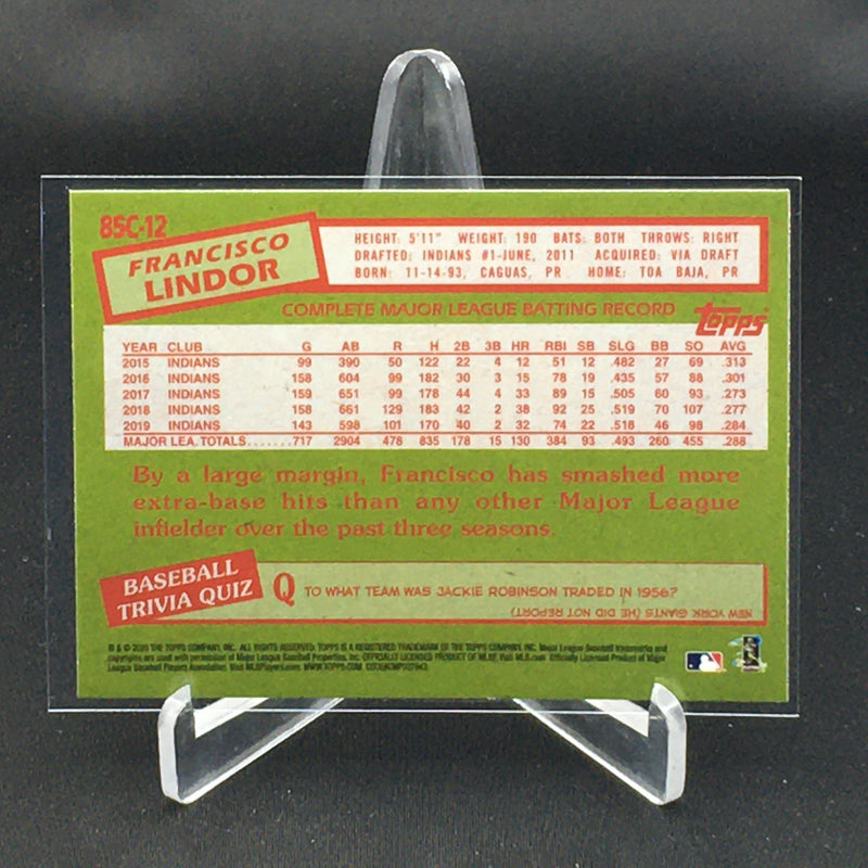 2020 TOPPS SILVER PACK - 35TH ANNIVERSARY - F. LINDOR -