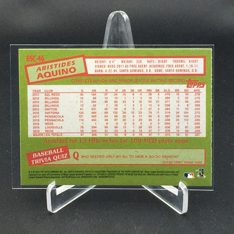 2020 TOPPS SILVER PACK - 35TH ANNIVERSARY - A. AQUINO -