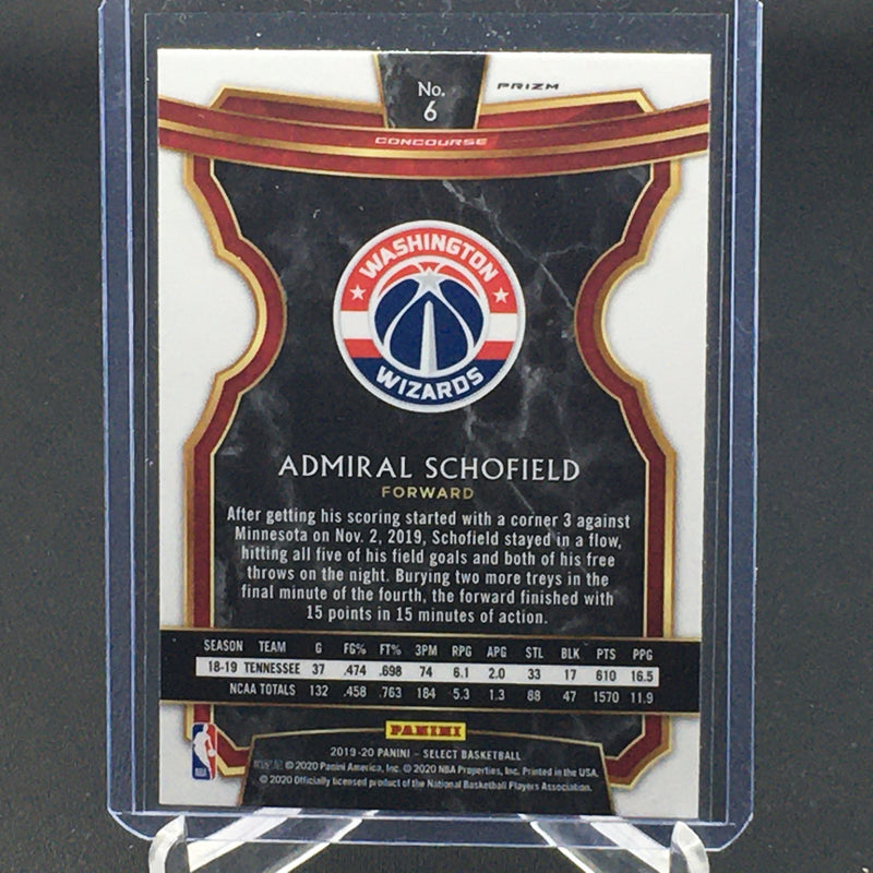 2019 PANINI SELECT - CONCOURSE - TRICOLOR PRIZM - A. SCHOFIELD -
