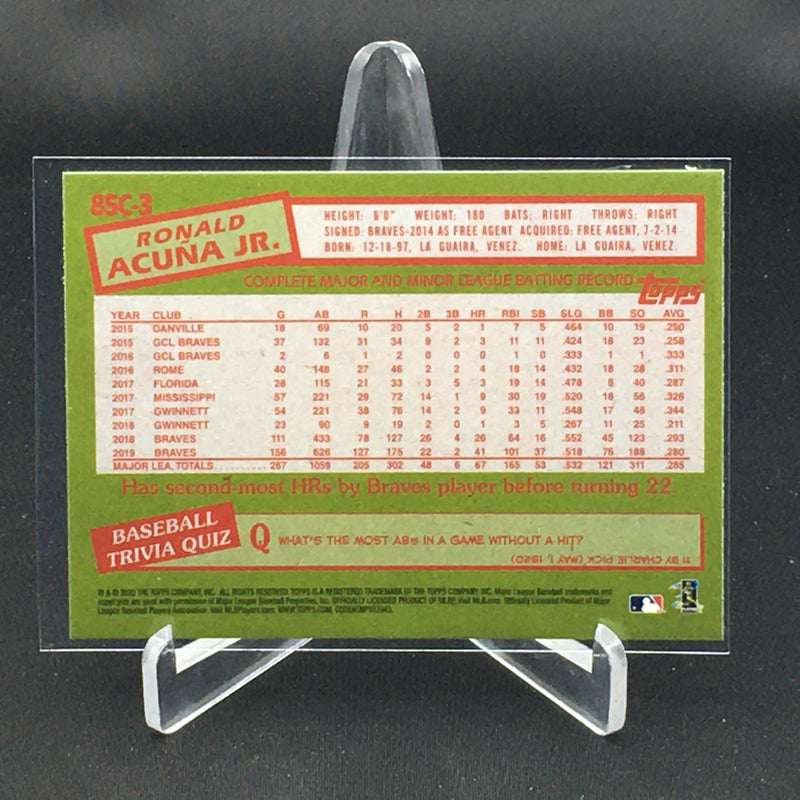 2020 TOPPS SILVER PACK - 35TH ANNIVERSARY - R. ACUNA JR. -