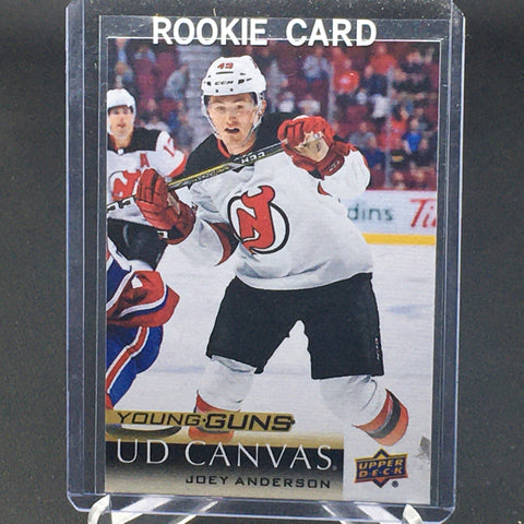 2018 UPPER DECK SERIES TWO - UD CANVAS - YOUNG GUNS - J. ANDERSON - #C219 - RC