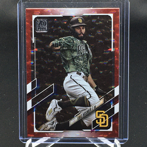 2021 TOPPS SERIES TWO - 70 TOPPS - RED PARALLEL - E. HOSMER - #639 - #'D/199