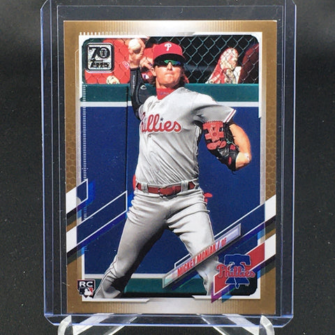 2021 TOPPS SERIES TWO - 70 TOPPS - GOLD - M. MONIAK - #457 - #'D/2021 - RC