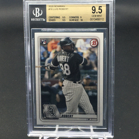 2020 TOPPS BOWMAN - L. ROBERT - #18 - BGS 9.5 - RC