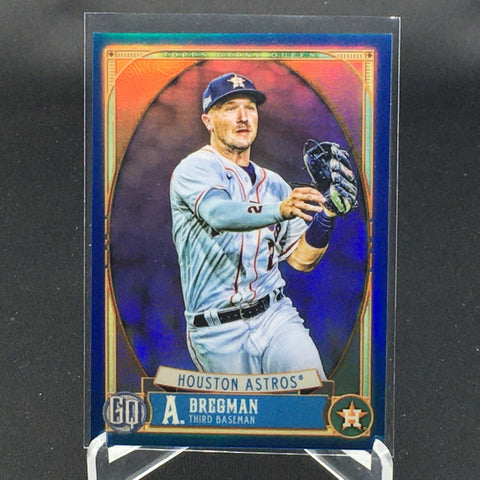 2021 TOPPS GYPSY QUEEN - BLUE REFRACTOR - A. BREGMAN - #101 - #'D/99