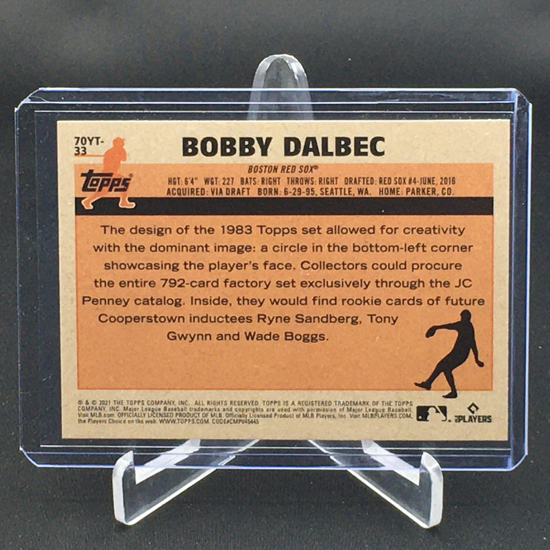 2021 TOPPS - 70 TOPPS - B. DALBEC -
