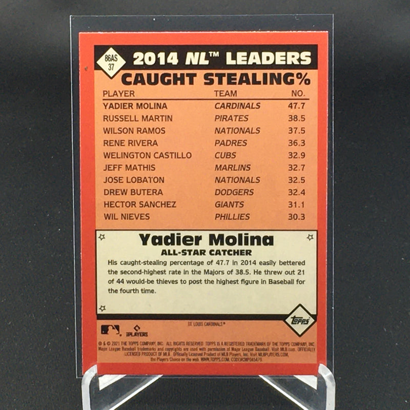 2021 TOPPS - 35TH ANNIVERSARY - ALL STAR - Y. MOLINA -