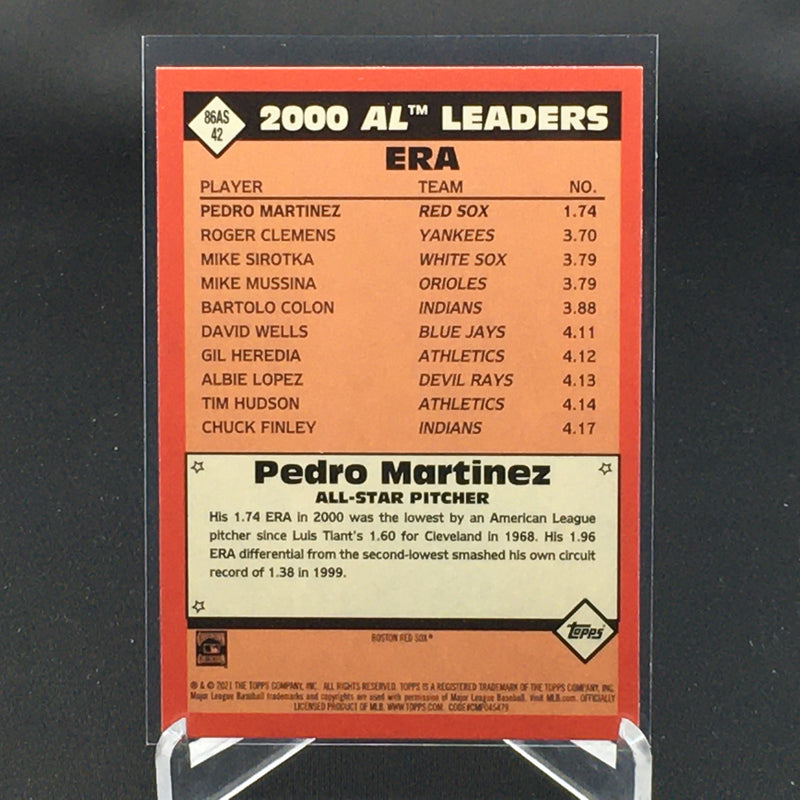 2021 TOPPS - 35TH ANNIVERSARY - ALL STAR - P. MARTINEZ -