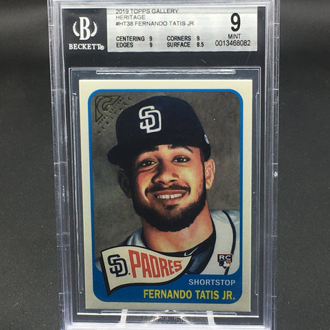 2019 TOPPS GALLERY HERITAGE - F. TATIS JR. - #HT-38 - BGS 9 - RC