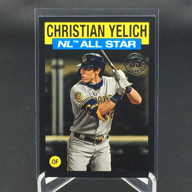 2021 TOPPS - 35TH ANNIVERSARY - ALL STAR BLACK - C. YELICH - #86AS-27 - #'D/299