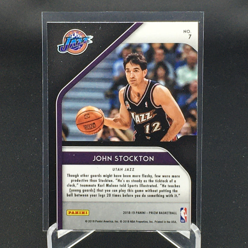 2018 PANINI PRIZM - HALL MONITORS - J. STOCKTON -