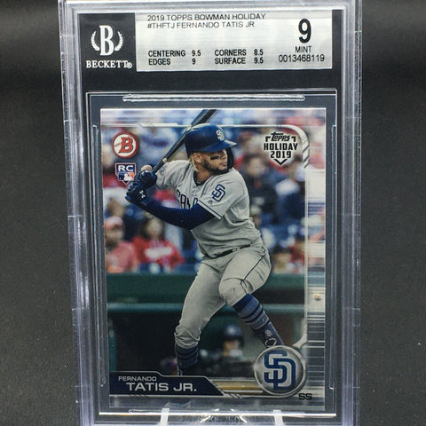 2019 TOPPS BOWMAN HOLIDAY - F. TATIS JR. - #TH-FTJ - BGS 9 - RC