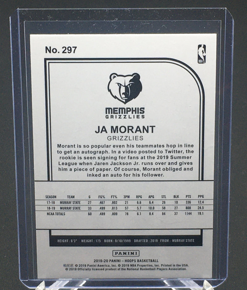 2019 PANINI HOOPS - TRIBUTE - J. MORANT -