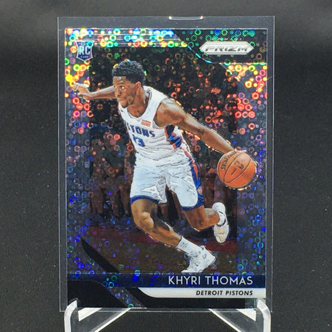 2018 PANINI PRIZM - SILVER DISCO - K. THOMAS - #122 - RC