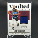 2019 PANINI ENCASED - VAULTED VETERAN - A. DRUMMOND - #VV-ADR - #'D/149 - JERSEY RELIC