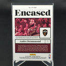 2019 PANINI ENCASED - VAULTED VETERAN - A. DRUMMOND - #VV-ADR - #'D/149 - JERSEY RELIC