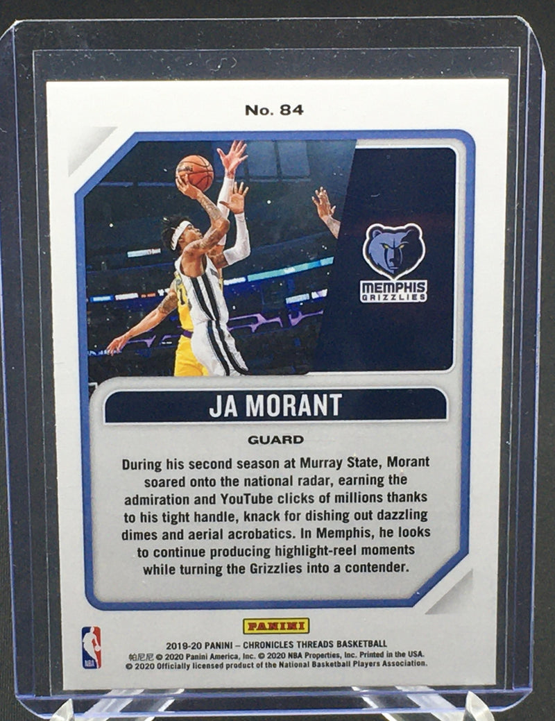 2019 PANINI CHRONICLES THREADS - J. MORANT -