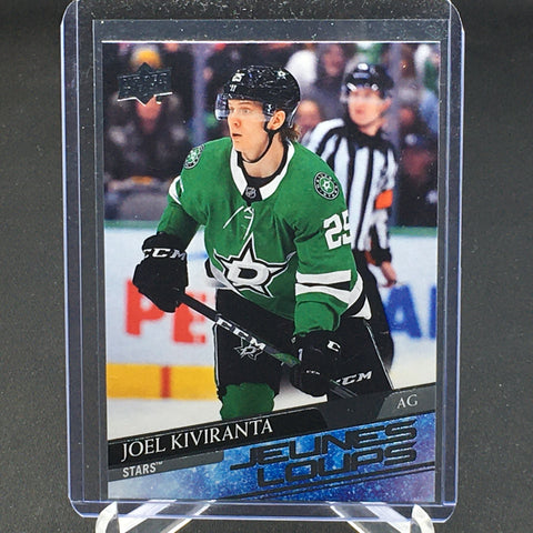 2020 UPPER DECK SERIES ONE - FRENCH VARIANT - YOUNG GUNS - J. KIVIRANTA - #207 - RC