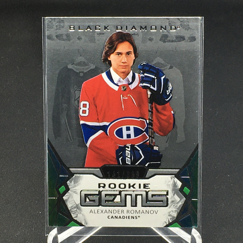 2020 UPPER DECK BLACK DIAMOND - ROOKIE GEMS - A. ROMANOV - #RG-AR - #'D/399 - RC