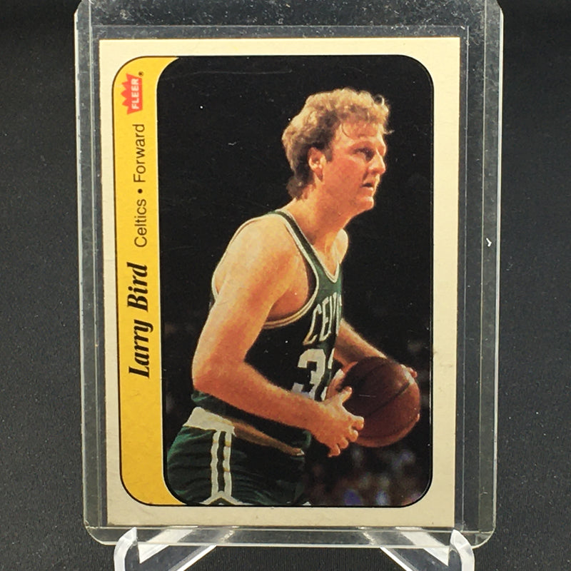 1986 FLEER STICKER - L. BIRD -