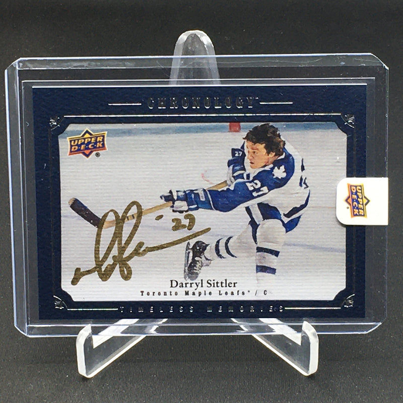 2018 UPPER DECK CHRONOLOGY - TIMELESS MEMORIES - D. SITTLER -