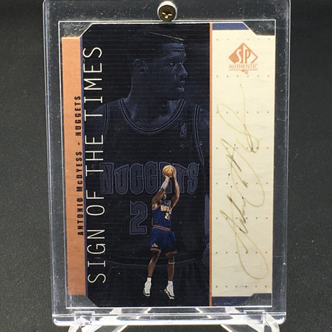 1999 UPPER DECK SP AUTHENTIC - SIGN OF THE TIMES - A. McDYESS - #AM - AUTOGRAPH