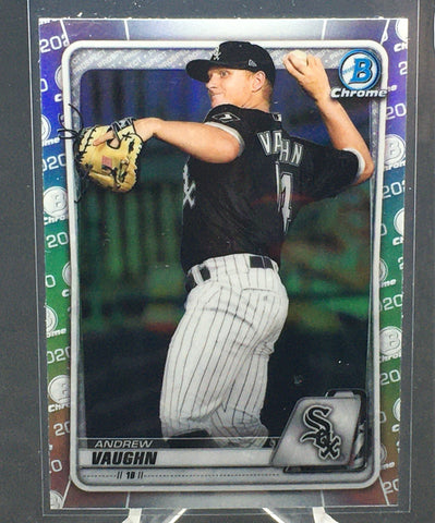 2020 TOPPS BOWMAN CHROME - A. VAUGHN - #BD-153 - CHROME REFRACTOR