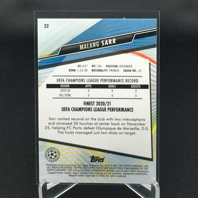 2021 TOPPS FINEST - M. SARR -