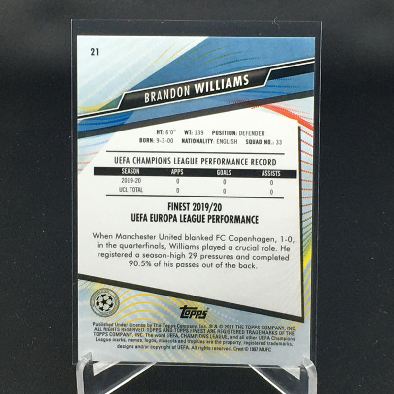 2021 TOPPS FINEST - B. WILLIAMS -