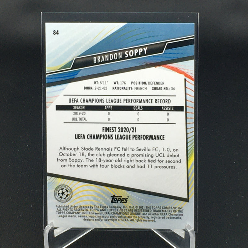 2021 TOPPS FINEST - B. SOPPY -