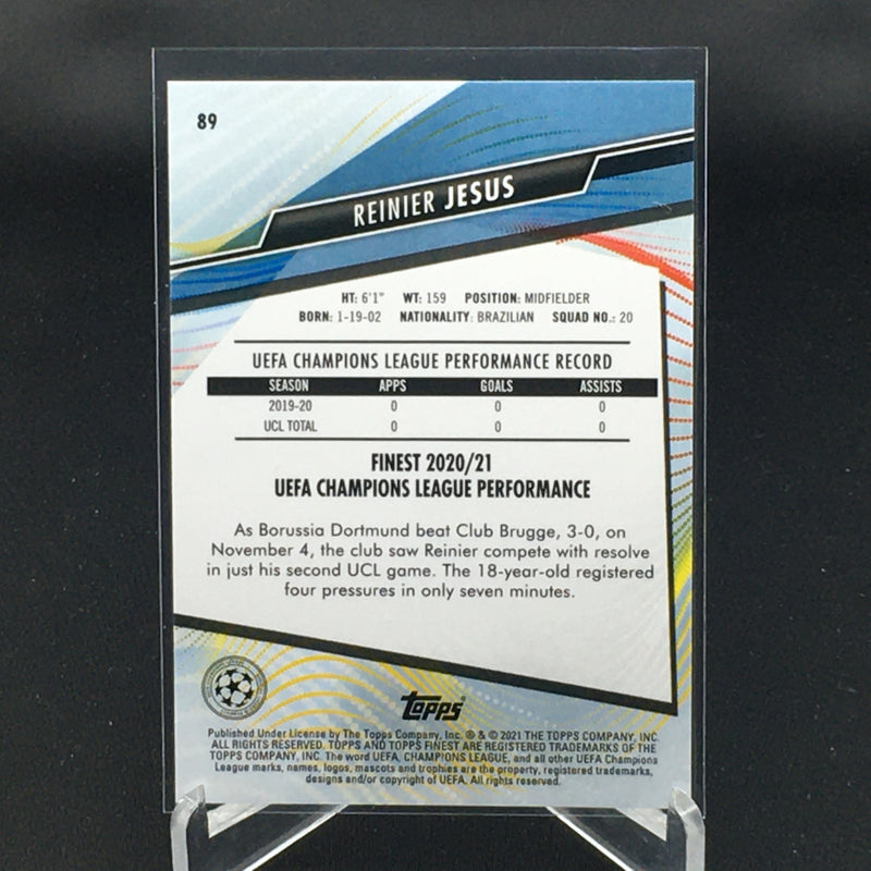 2021 TOPPS FINEST - R. JESUS -