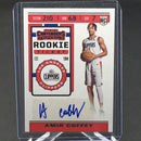 2019 PANINI CONTENDERS - ROOKIE TICKET - A. COFFEY -