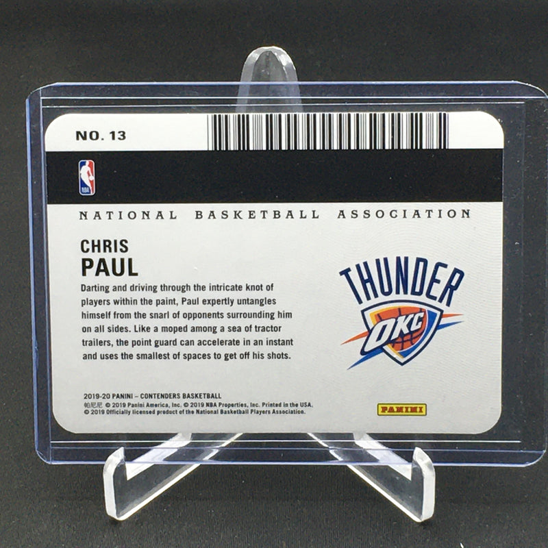 2019 PANINI CONTENDERS - LICENSE TO DOMINATE - C. PAUL -