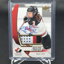 2019 UPPER DECK TEAM CANADA WOMAN - J. LAROCQUE - #53 - PATCH - AUTOGRAPH - #'D/99