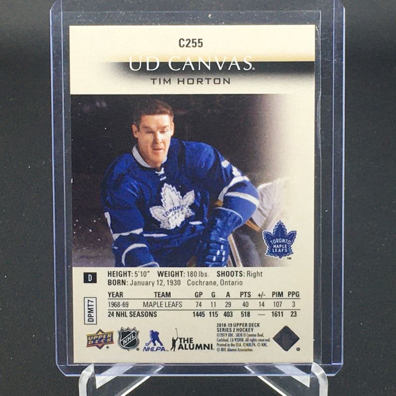 2018 UPPER DECK SERIES TWO - UD CANVAS - RETIRED - T. HORTON -