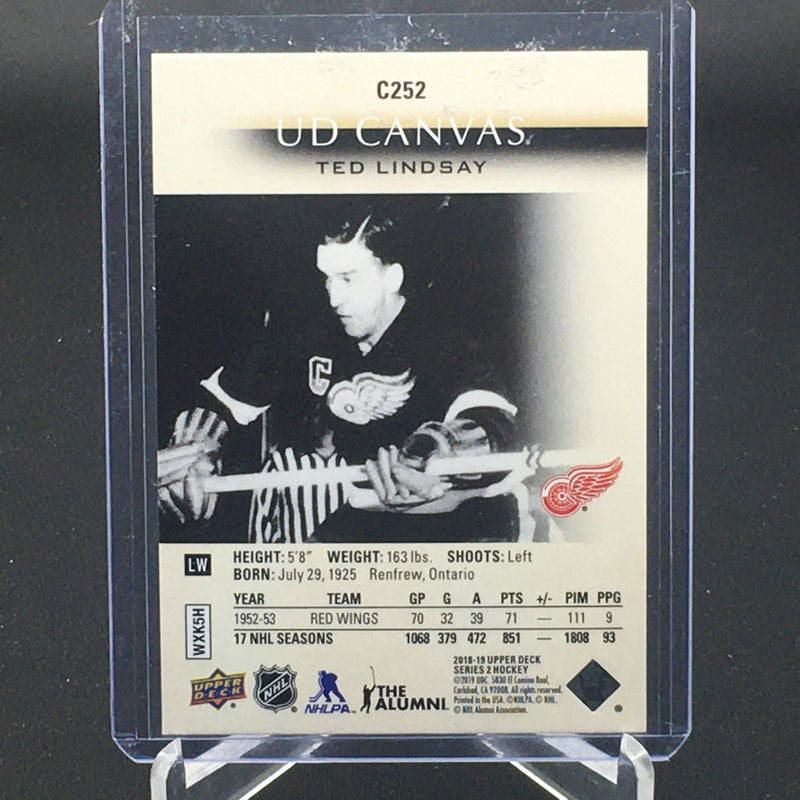 2018 UPPER DECK SERIES TWO - UD CANVAS - RETIRED - T. LINDSAY -