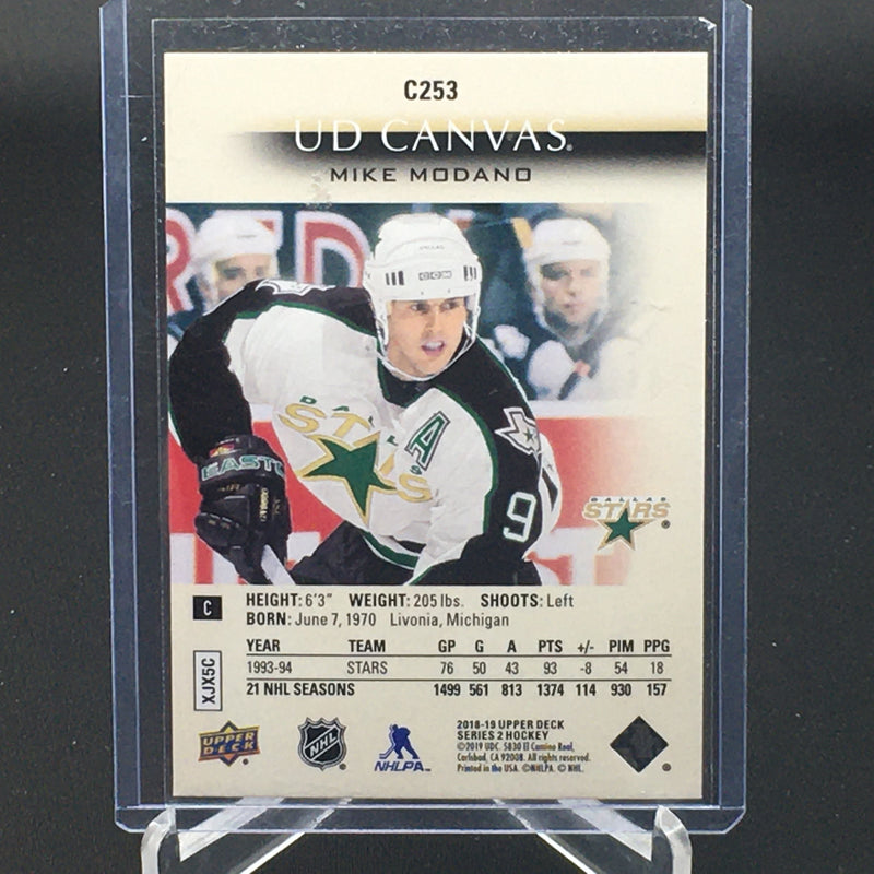 2018 UPPER DECK SERIES TWO - UD CANVAS - RETIRED - M. MODANO -