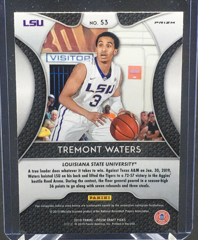 2019 PANINI PRIZM DRAFT PICKS - T. WATERS -