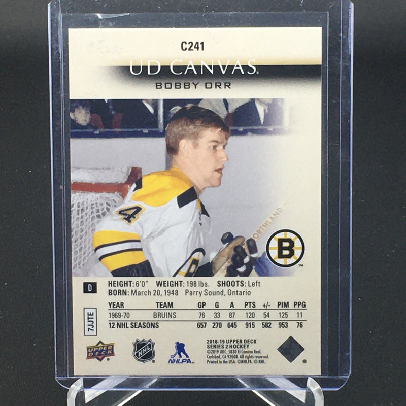 2018 UPPER DECK SERIES TWO - UD CANVAS - RETIRED - B. ORR -