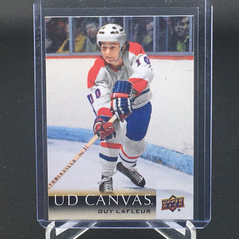 2018 UPPER DECK SERIES TWO - UD CANVAS - RETIRED - G. LAFLEUR - #C254