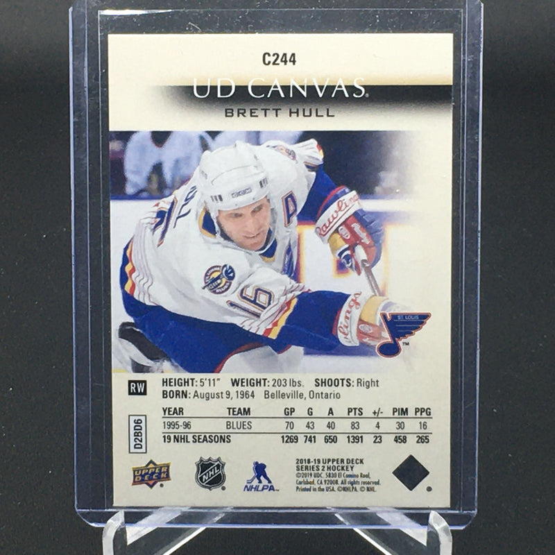 2018 UPPER DECK SERIES TWO - UD CANVAS -RETIRED - B. HULL -