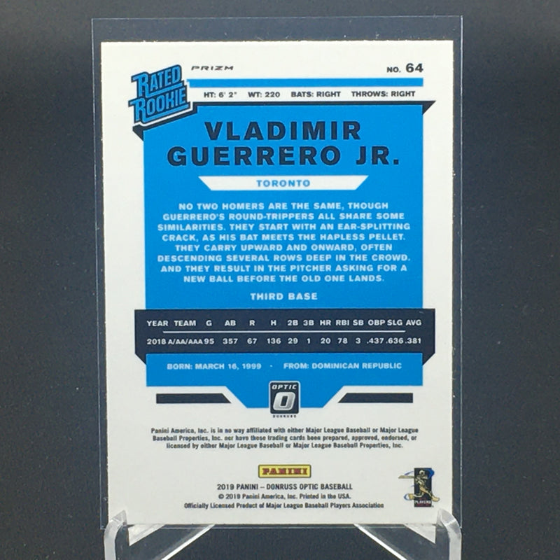 2019 DONRUSS OPTIC - RATED ROOKIE - V. GUERRERO -