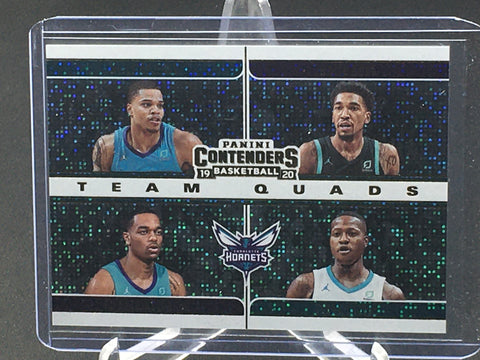 2019 PANINI CONTENDERS - TEAM QUADS - M. BRIDGES / M. MONK / P. WASHINGTON JR. / T. ROZIER - #4