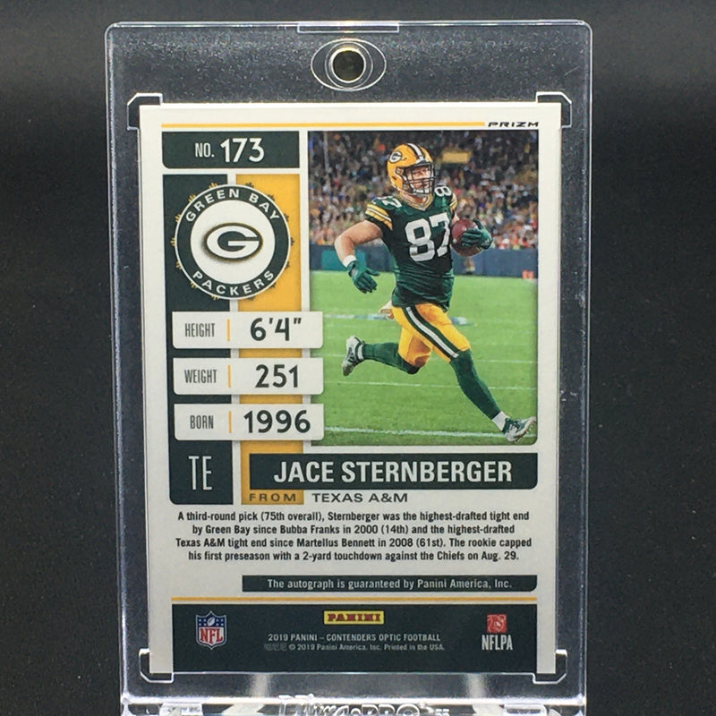 2019 PANINI CONTENDERS OPTIC - ROOKIE TICKET - J. STERNBERGER -