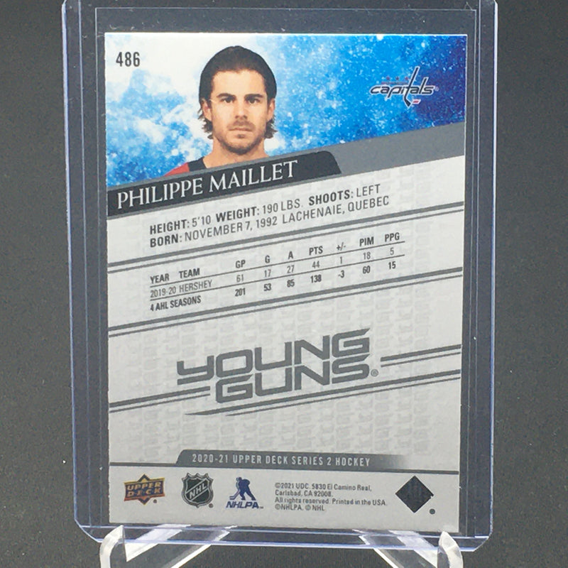 2020 UPPER DECK SERIES TWO - YOUNG GUNS - P. MAILLET -