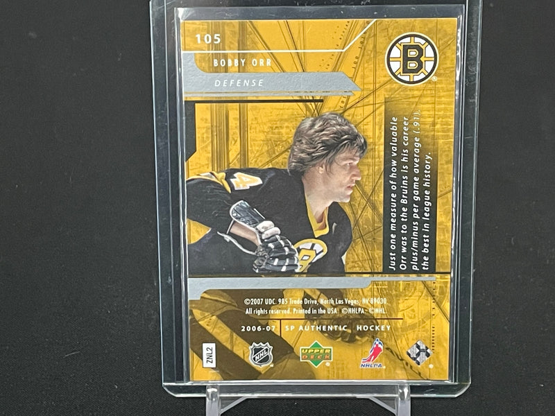 2006 UPPER DECK SP AUTHENTIC - SP NOTABLES - B. ORR - #105 - #'D/999