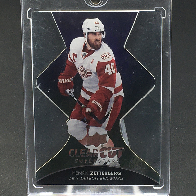 2017 UPPER DECK SERIES ONE - CLEAR CUT SUPERSTARS - H. ZETTERBERG -