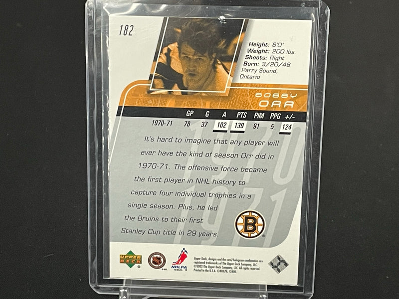 2002 UPPER DECK - MEMORABLE SEASONS - B. ORR -