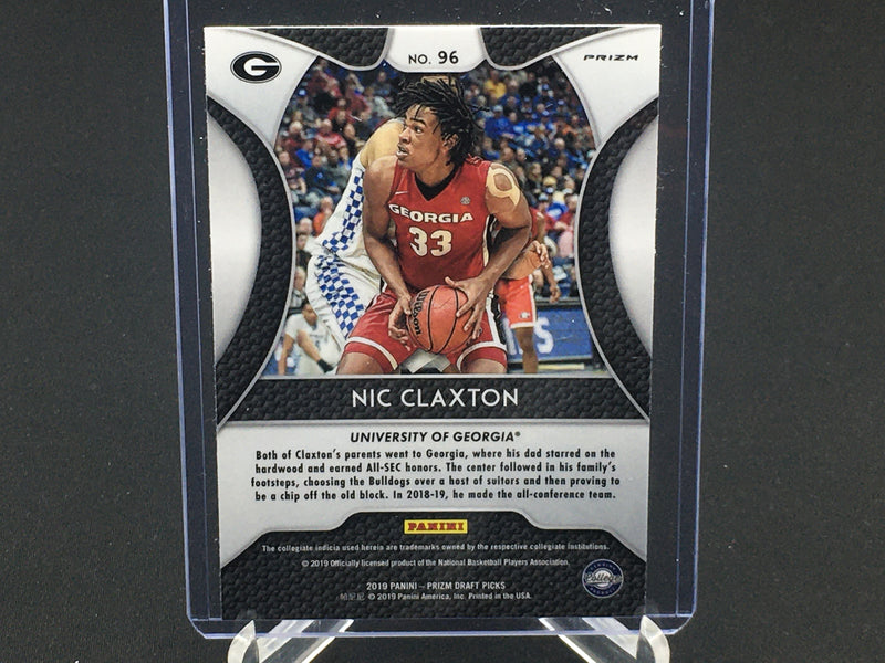 2019 PANINI PRIZM DRAFT PICKS - N. CLAXTON -